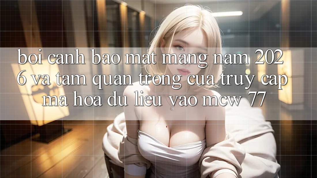 Bối Cảnh Bảo mật Mạng Năm 2026 Và Tầm Quan Trọng Của Truy Cập Mã hóa dữ liệu Vào MCW 77