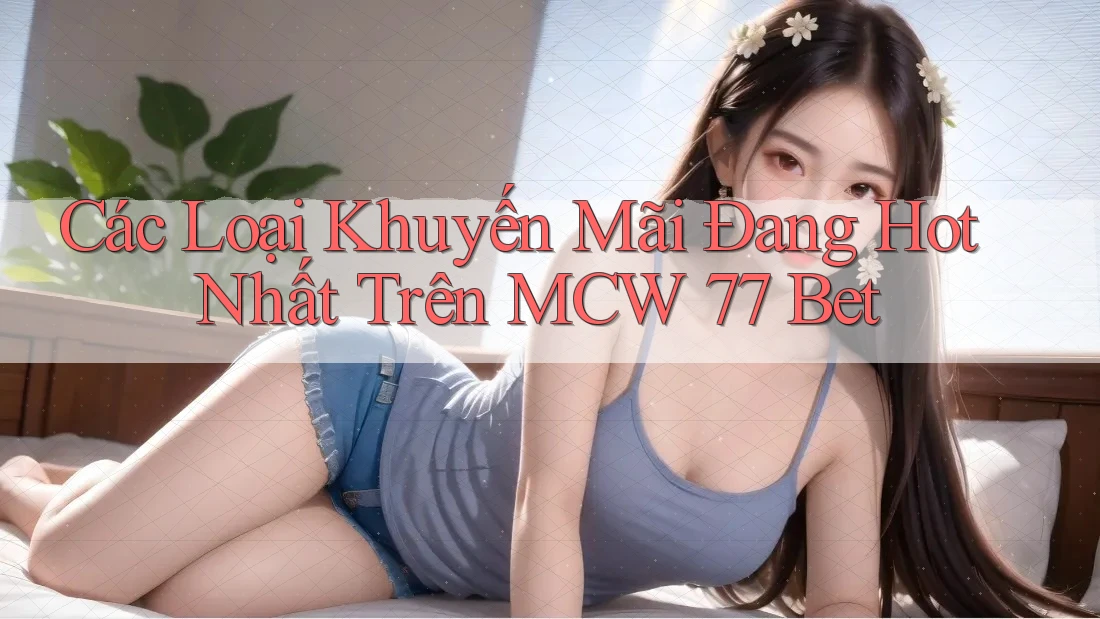 Các Loại Khuyến Mãi Đang Hot Nhất Trên MCW 77 Bet