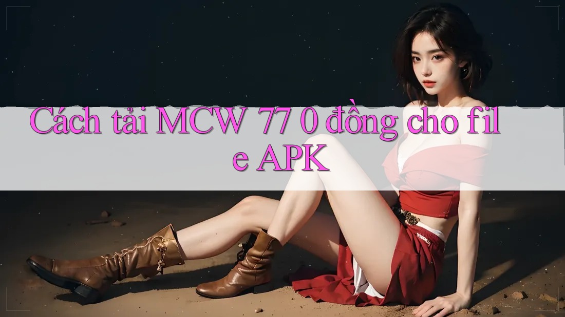 Cách tải MCW 77 0 đồng cho file APK
