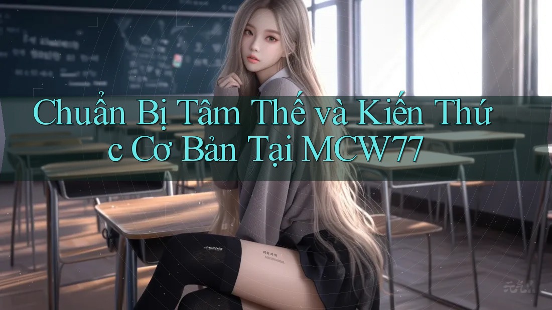 Chuẩn Bị Tâm Thế và Kiến Thức Cơ Bản Tại MCW77 Chuẩn Bị Tâm Thế và Kiến Thức Cơ Bản Tại MCW77