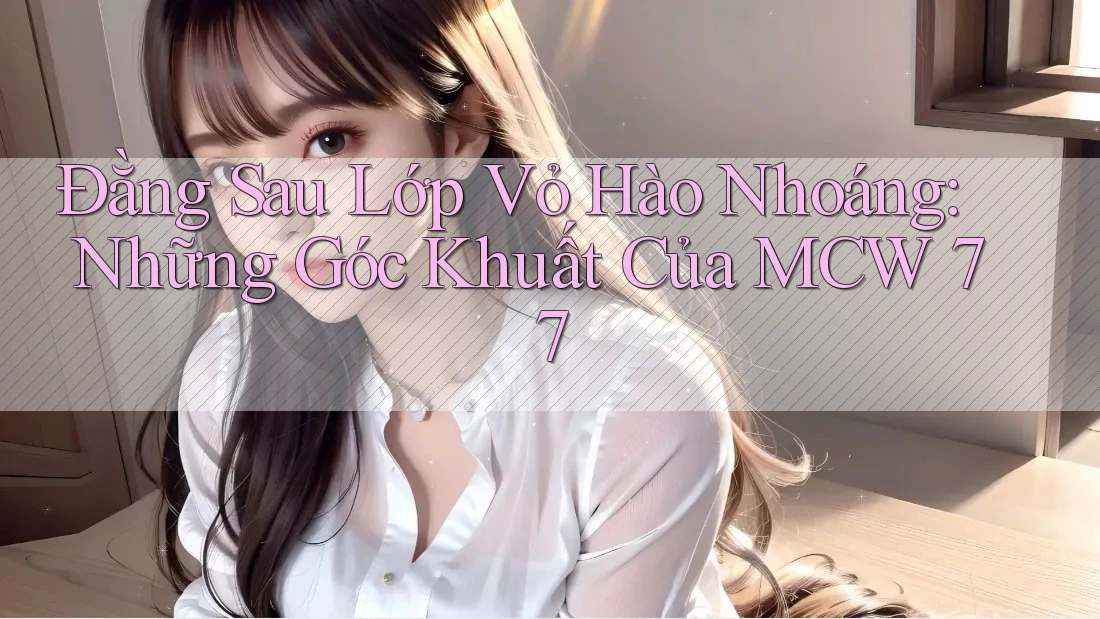 Đằng Sau Lớp Vỏ Hào Nhoáng: Những Góc Khuất Của MCW 77 Đằng Sau Lớp Vỏ Hào Nhoáng: Những Góc Khuất Của MCW 77