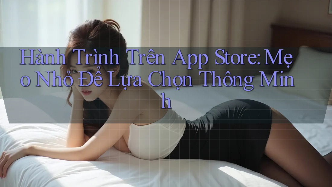 Hành Trình Trên App Store: Mẹo Nhỏ Để Lựa Chọn Thông Minh