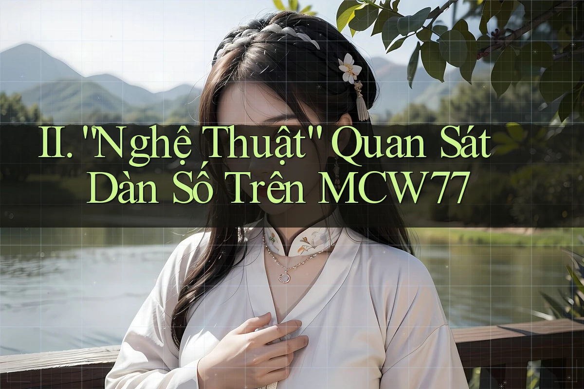 II. “Nghệ Thuật” Quan Sát Dàn Số Trên MCW77