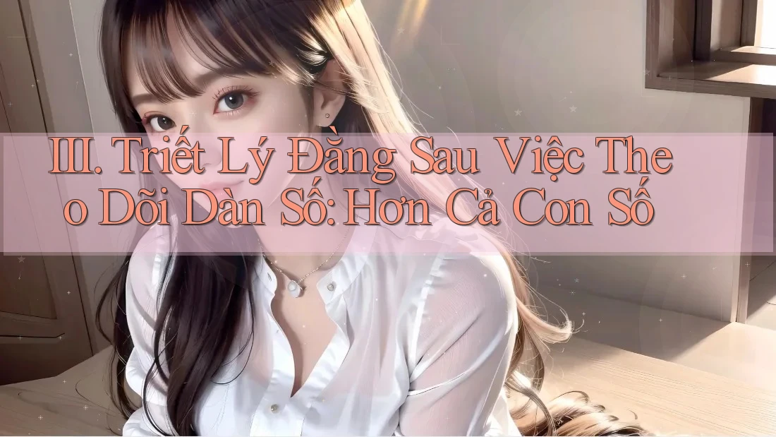 III. Triết Lý Đằng Sau Việc Theo Dõi Dàn Số: Hơn Cả Con Số III. Triết Lý Đằng Sau Việc Theo Dõi Dàn Số: Hơn Cả Con Số
