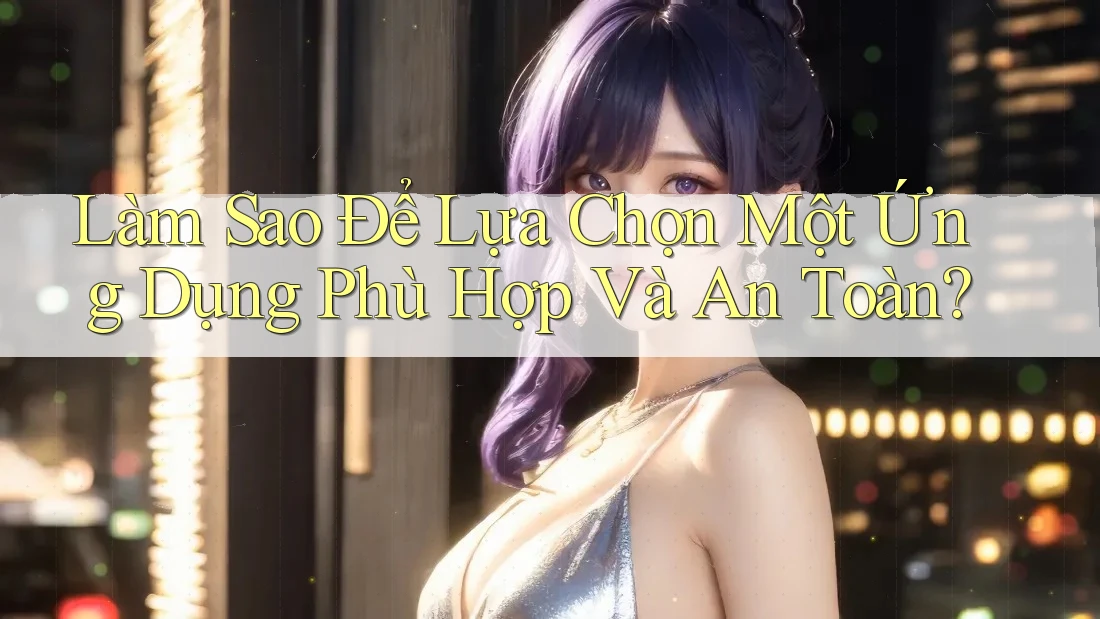Làm Sao Để Lựa Chọn Một Ứng Dụng Phù Hợp Và An Toàn?
