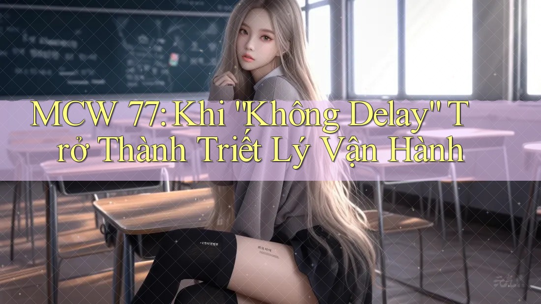 MCW 77: Khi “Không Delay” Trở Thành Triết Lý Vận Hành