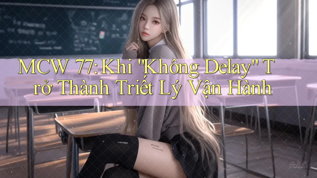 MCW 77: Khi “Không Delay” Trở Thành Triết Lý Vận Hành