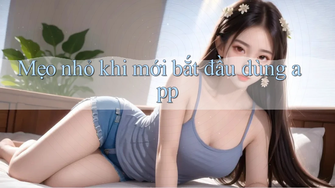 Mẹo nhỏ khi mới bắt đầu dùng app