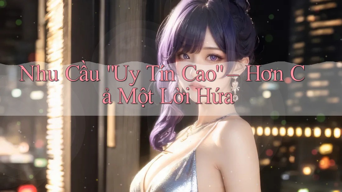 Nhu Cầu “Uy Tín Cao” – Hơn Cả Một Lời Hứa Nhu Cầu “Uy Tín Cao” – Hơn Cả Một Lời Hứa