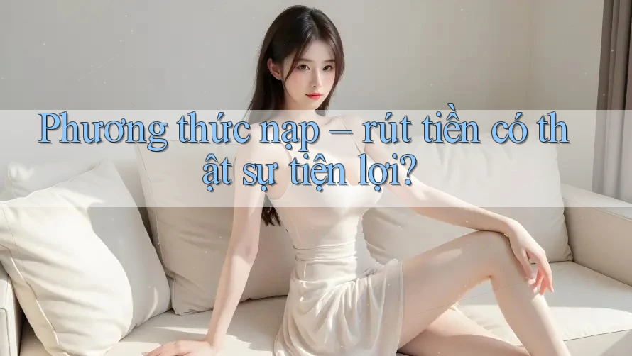 Phương thức nạp – rút tiền có thật sự tiện lợi?