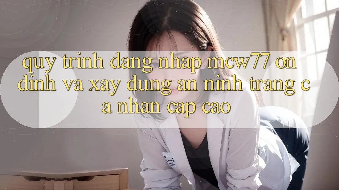 Quy Trình Đăng Nhập MCW77 Ổn định Và Xây dựng An ninh Trang cá nhân Cấp Cao