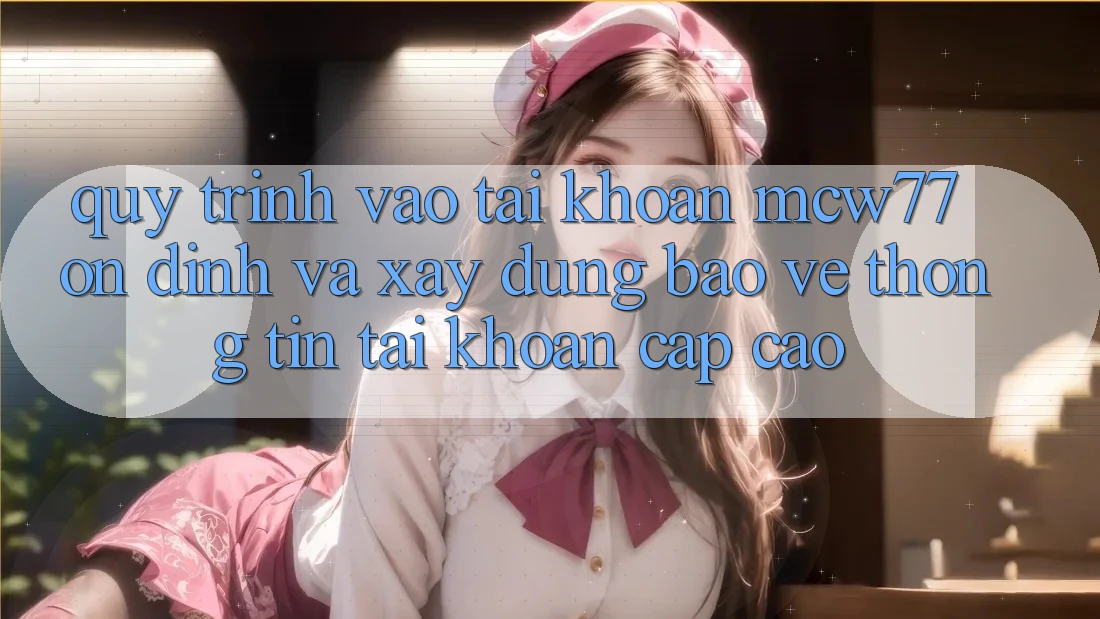 Quy Trình Vào tài khoản MCW77 Ổn định Và Xây dựng Bảo vệ thông tin Tài Khoản Cấp Cao