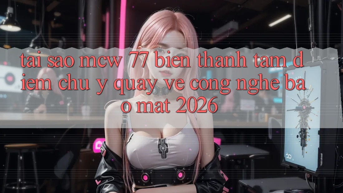Tại Sao MCW 77 Biến thành Tâm Điểm Chú Ý Quay về Công Nghệ Bảo Mật 2026?