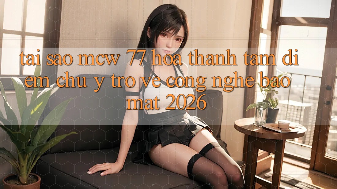 Tại Sao MCW 77 Hóa thành Tâm Điểm Chú Ý Trở về Công Nghệ Bảo Mật 2026? Tại Sao MCW 77 Hóa thành Tâm Điểm Chú Ý Trở về Công Nghệ Bảo Mật 2026?