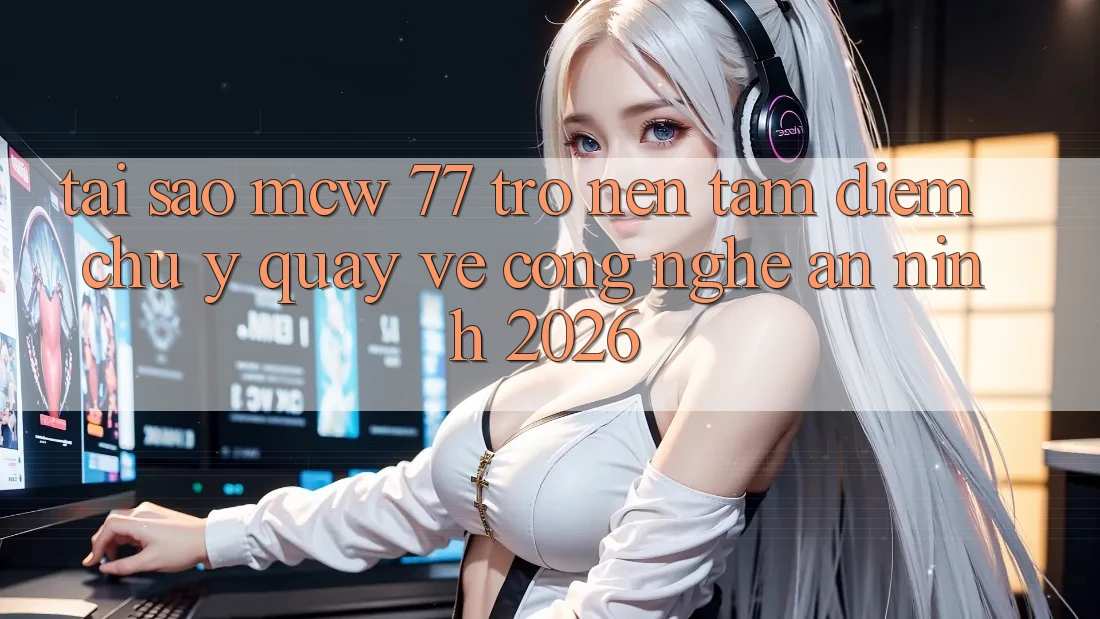Tại Sao MCW 77 Trở nên Tâm Điểm Chú Ý Quay về Công Nghệ An ninh 2026? Tại Sao MCW 77 Trở nên Tâm Điểm Chú Ý Quay về Công Nghệ An ninh 2026?